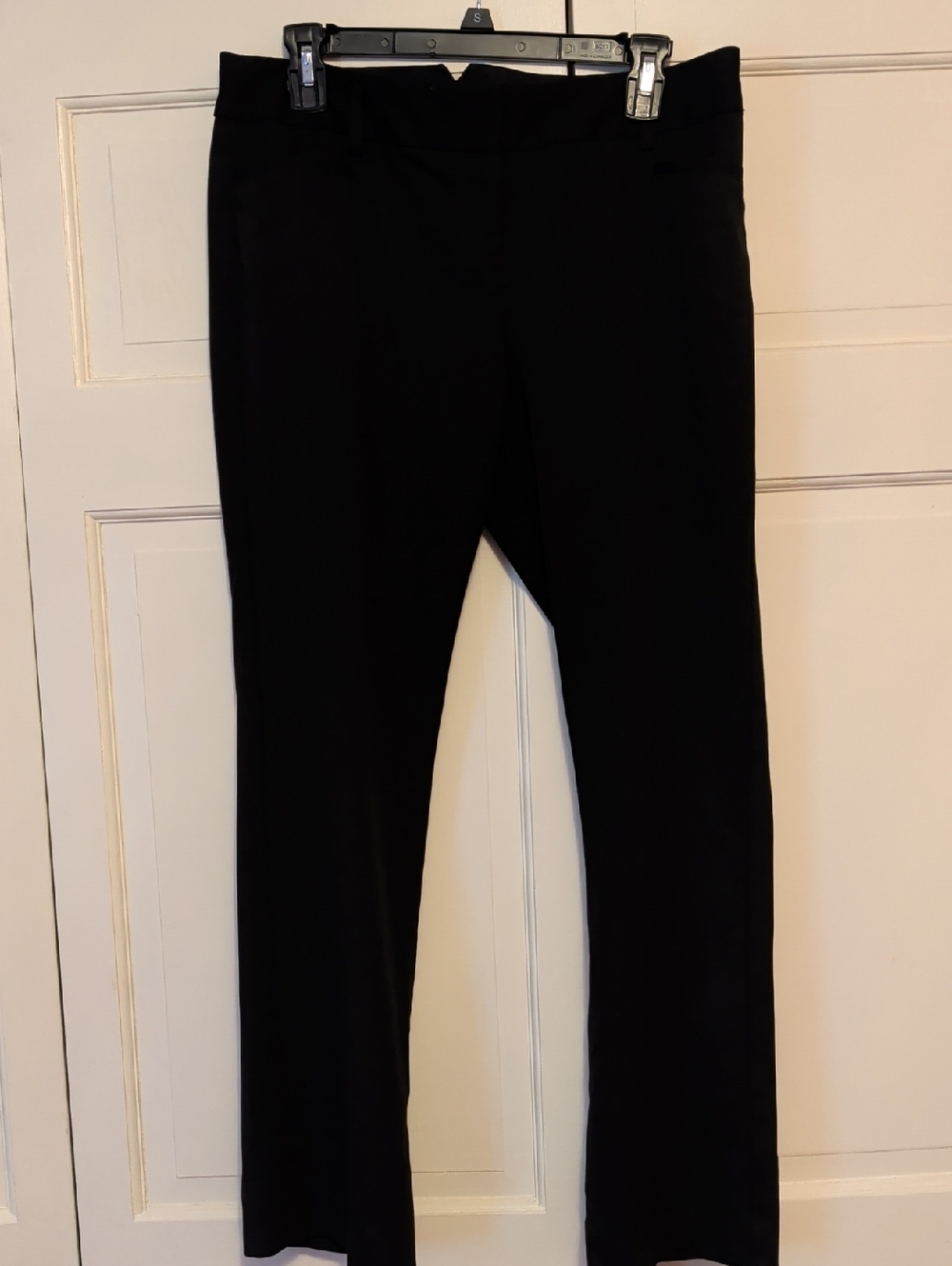 Express Women's Black Straight-Leg Ponte Pants